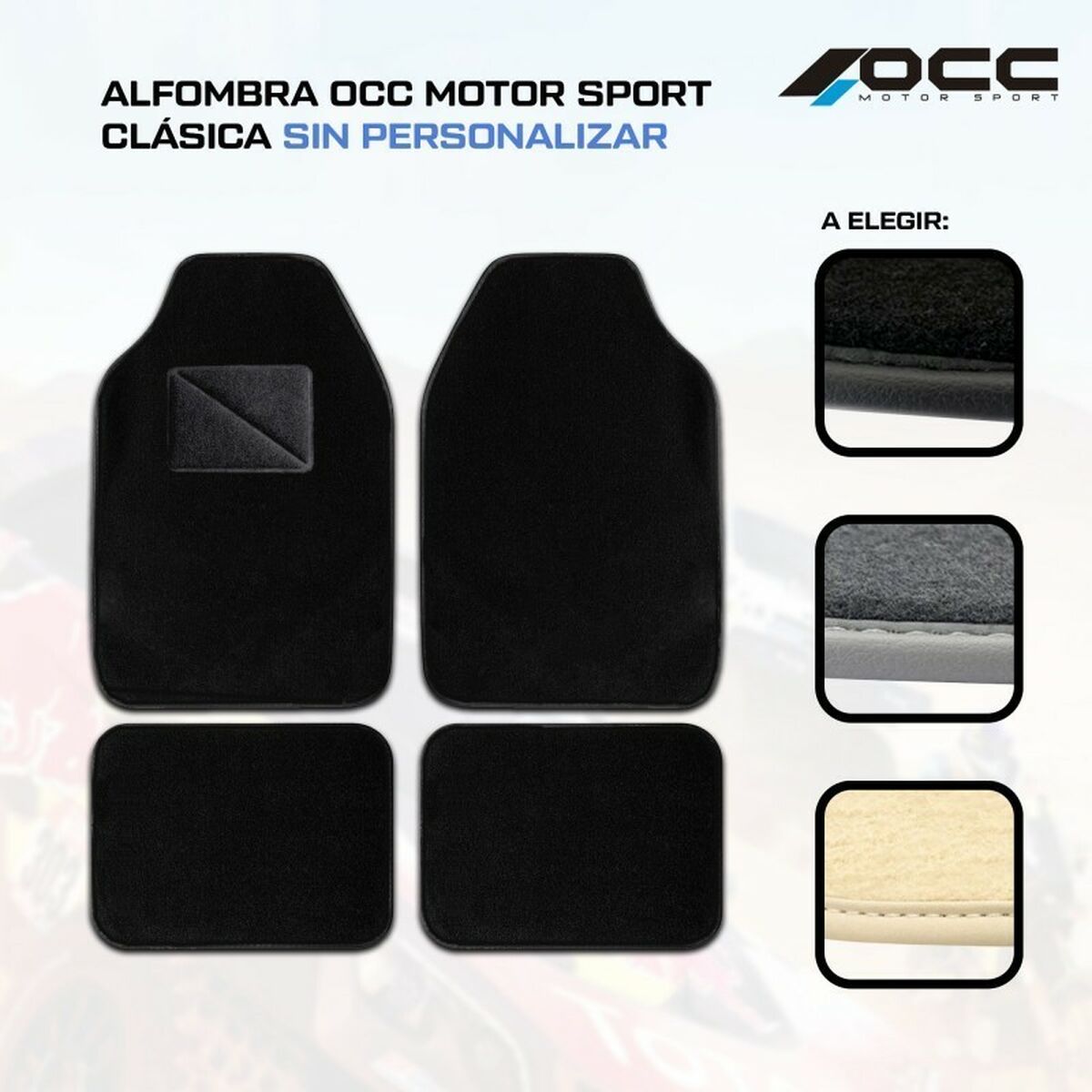Set med bilgolvmattor OCC Motorsport OCCPS0012 5 Delar