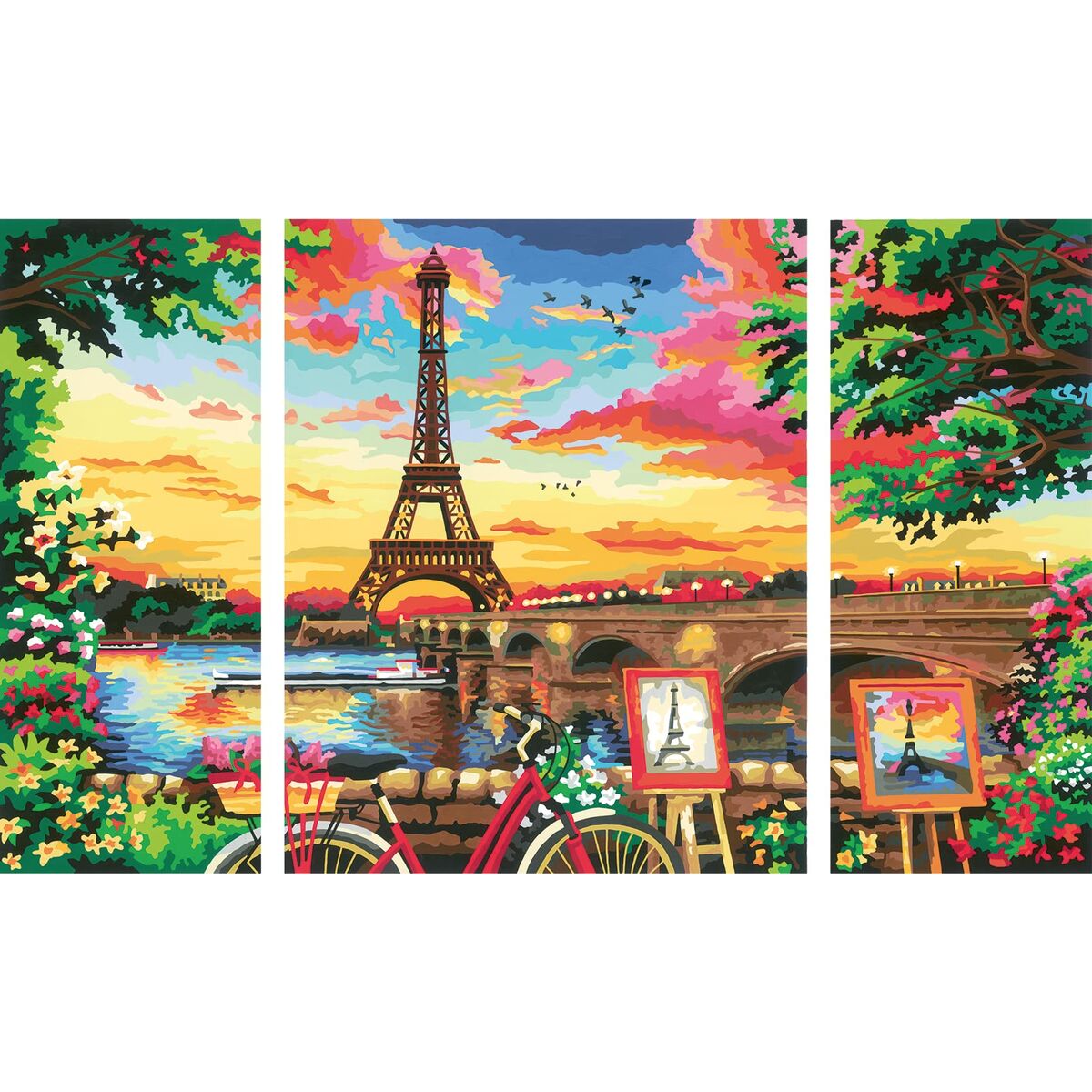 Målning med siffror Ravensburger 20134 80 x 50 cm 4 Delar 1 Delar 4 antal - 3