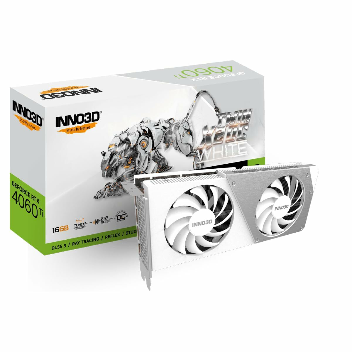 Grafikkort INNO3D N406T2-16D6X-178055W 16 GB NVIDIA Geforce RTX 4060 Ti - 2