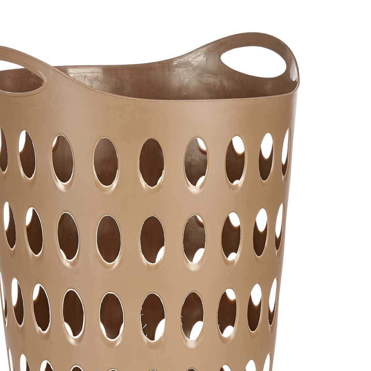 Tvättkorg Beige Plast 50 L 44 x 56 x 41 cm (12 antal) - 5