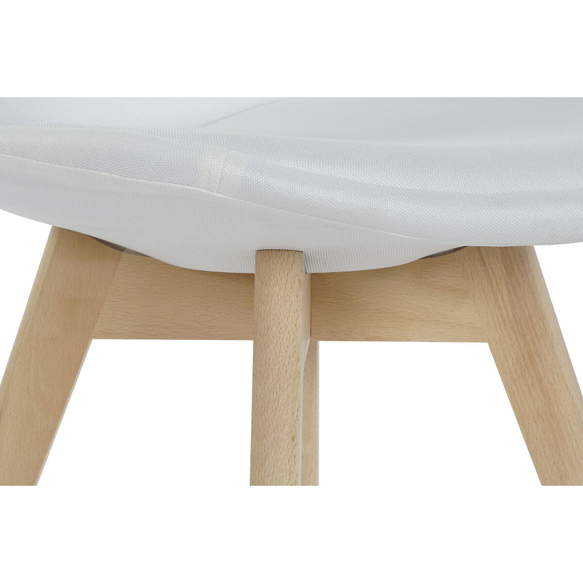 Stol DKD Home Decor Vit 48 x 56 x 83 cm - 4