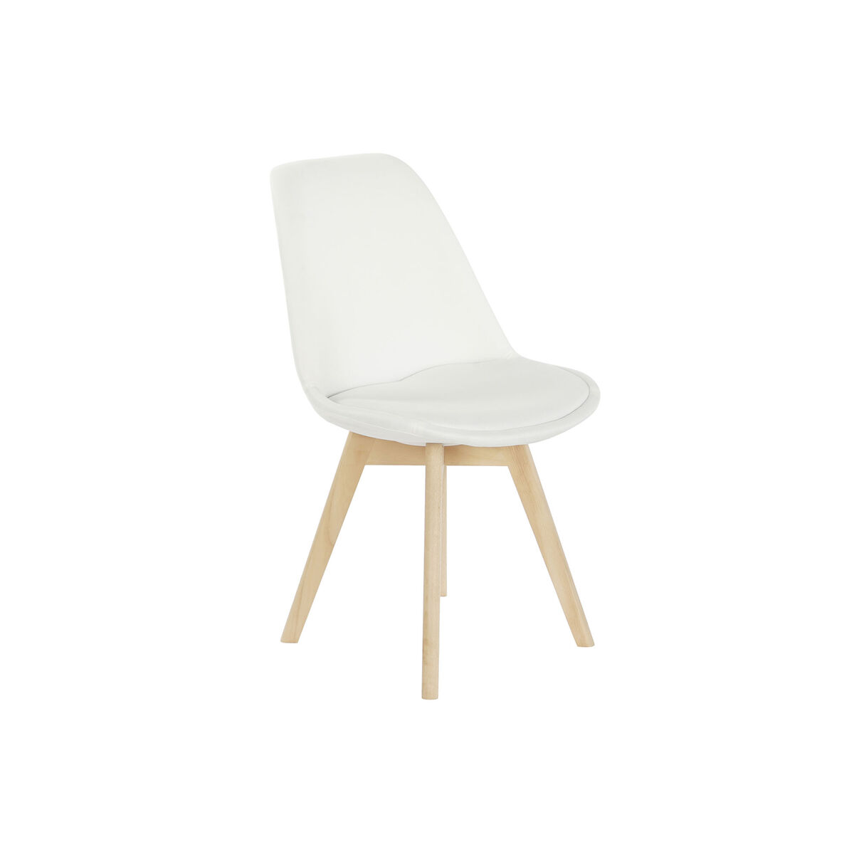 Stol DKD Home Decor Vit 48 x 56 x 83 cm - 3