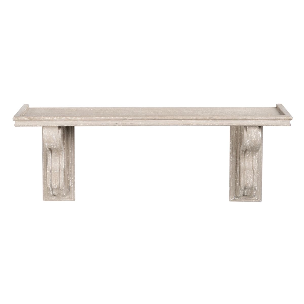 Väggdekoration Grå Mangoträ Trä MDF 76 x 18,5 x 30 cm - 2