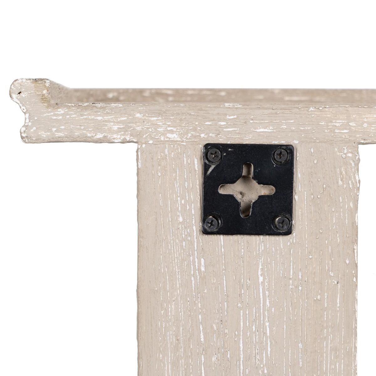 Väggdekoration Grå Mangoträ Trä MDF 76 x 18,5 x 30 cm - 7