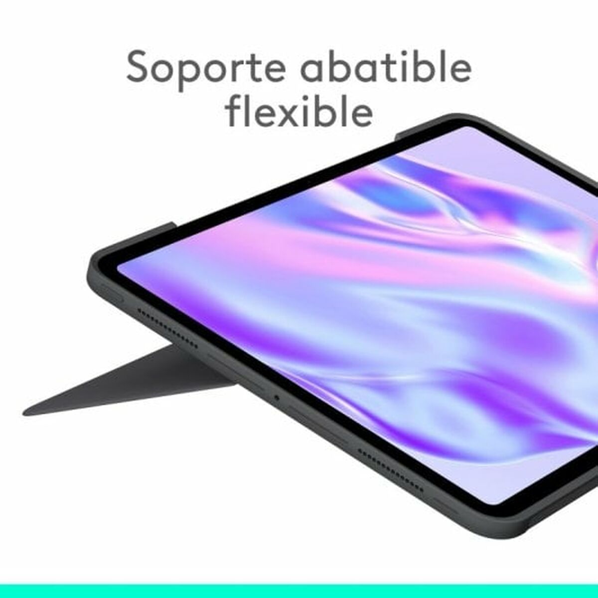 Fodral till Läsplatta Logitech iPad Pro 2024 Svart Qwerty Spanska QWERTY - 2