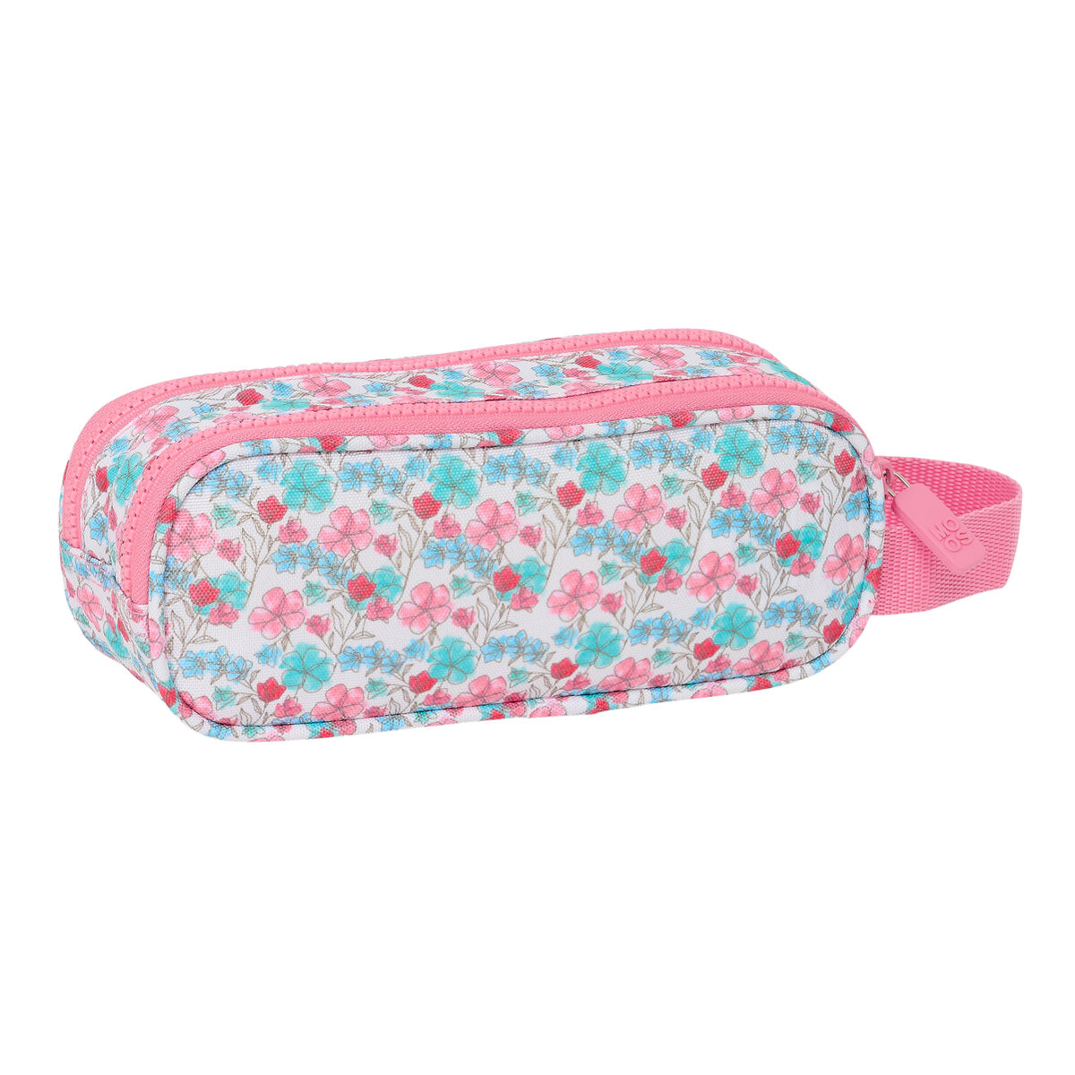 Dubbel bär-allt Moos Flores Multicolour 21 x 8 x 6 cm - 3