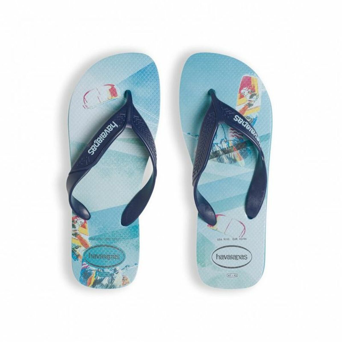 Strandtofflor för män Havaianas Surf Aguamarina Aquamarine