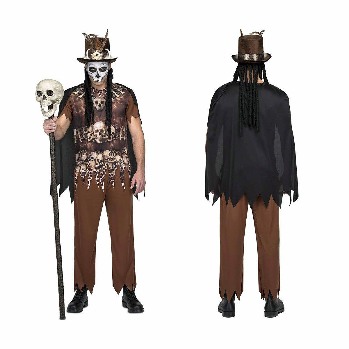 Maskeraddräkt vuxna My Other Me Voodoo Master M/L (3 Delar) - 7