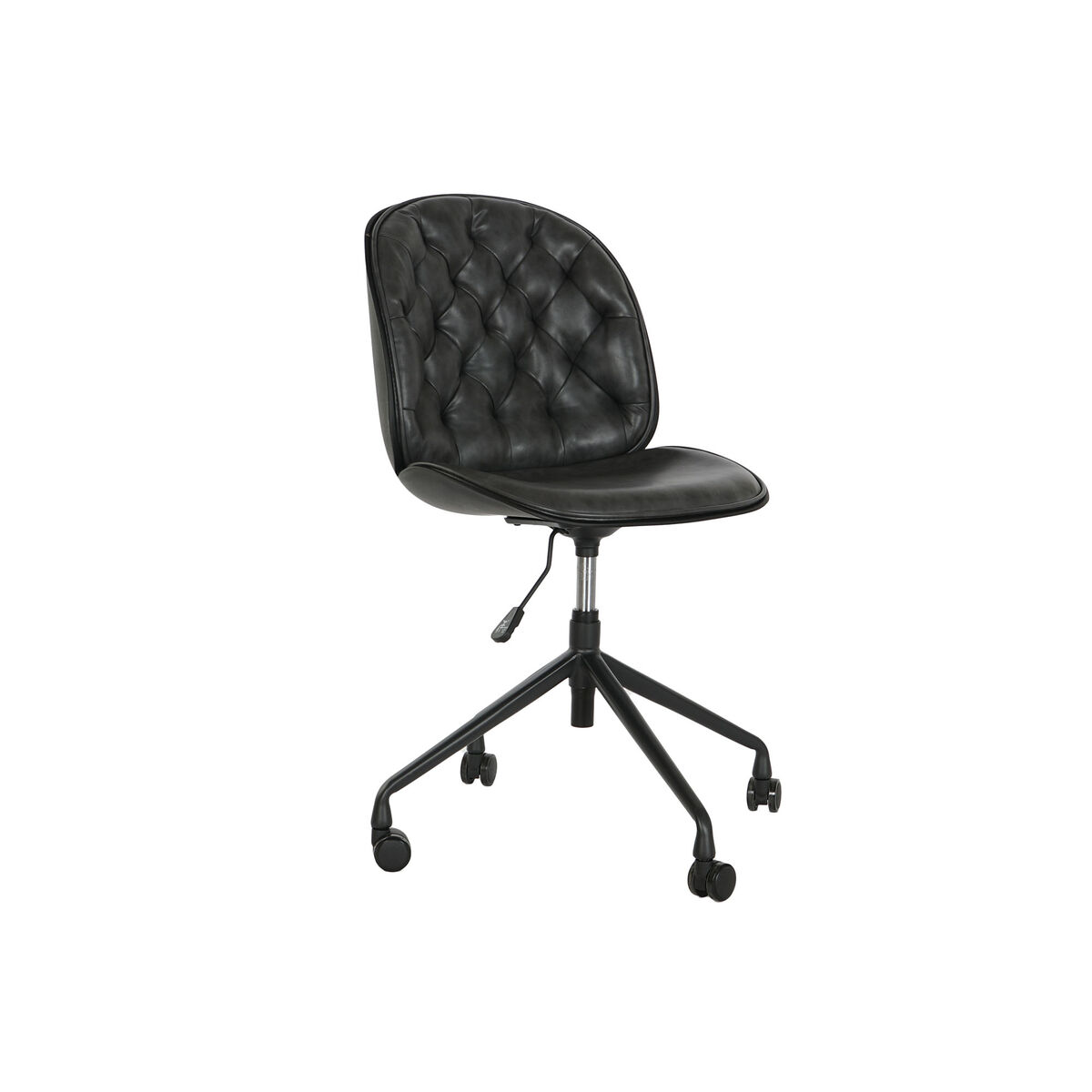 Stol DKD Home Decor Svart Mörkgrå 47,5 x 57,5 x 83 cm - 3
