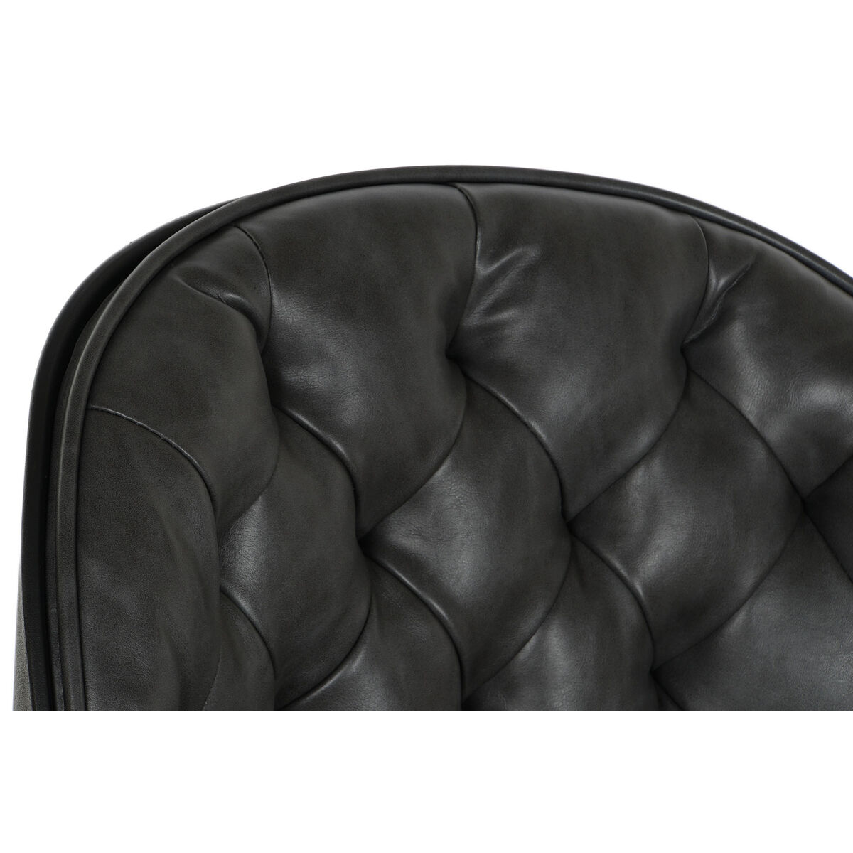 Stol DKD Home Decor Svart Mörkgrå 47,5 x 57,5 x 83 cm - 9