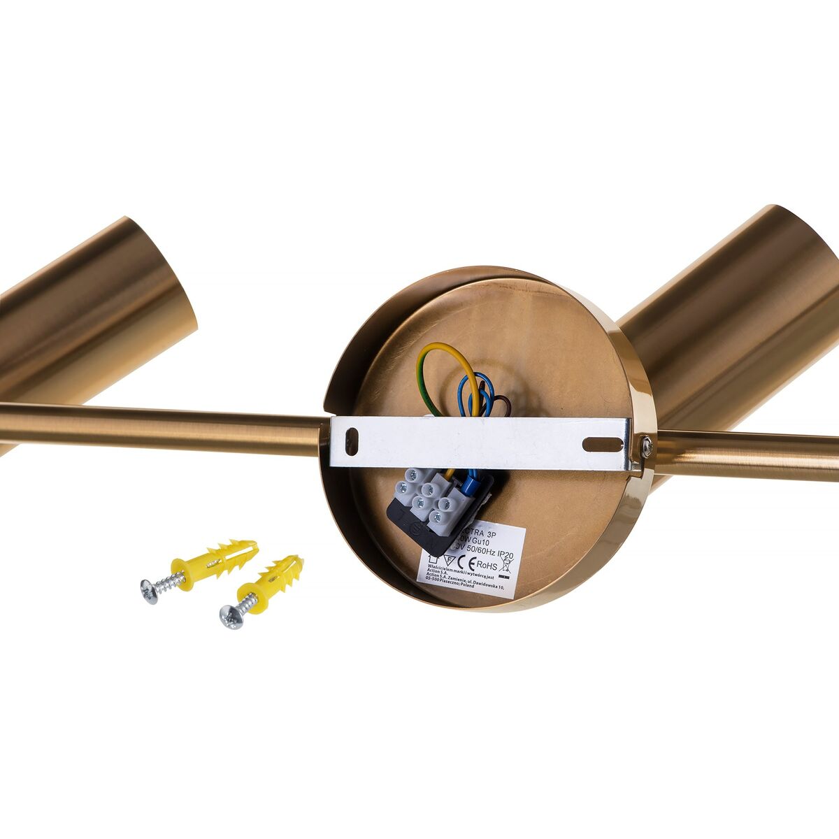 Taklampa Activejet AJE-SPECTRA 3P Gyllene Metall 40 W - 2