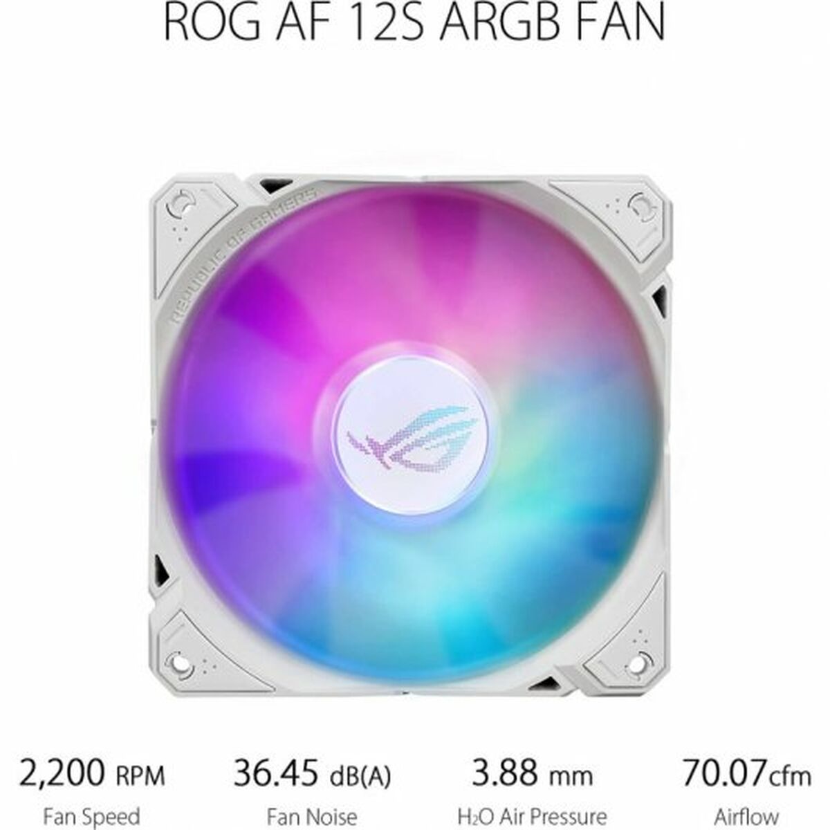 Bärbart Kylskåp Asus ROG Ryuo III 240 ARGB White Edition - 7