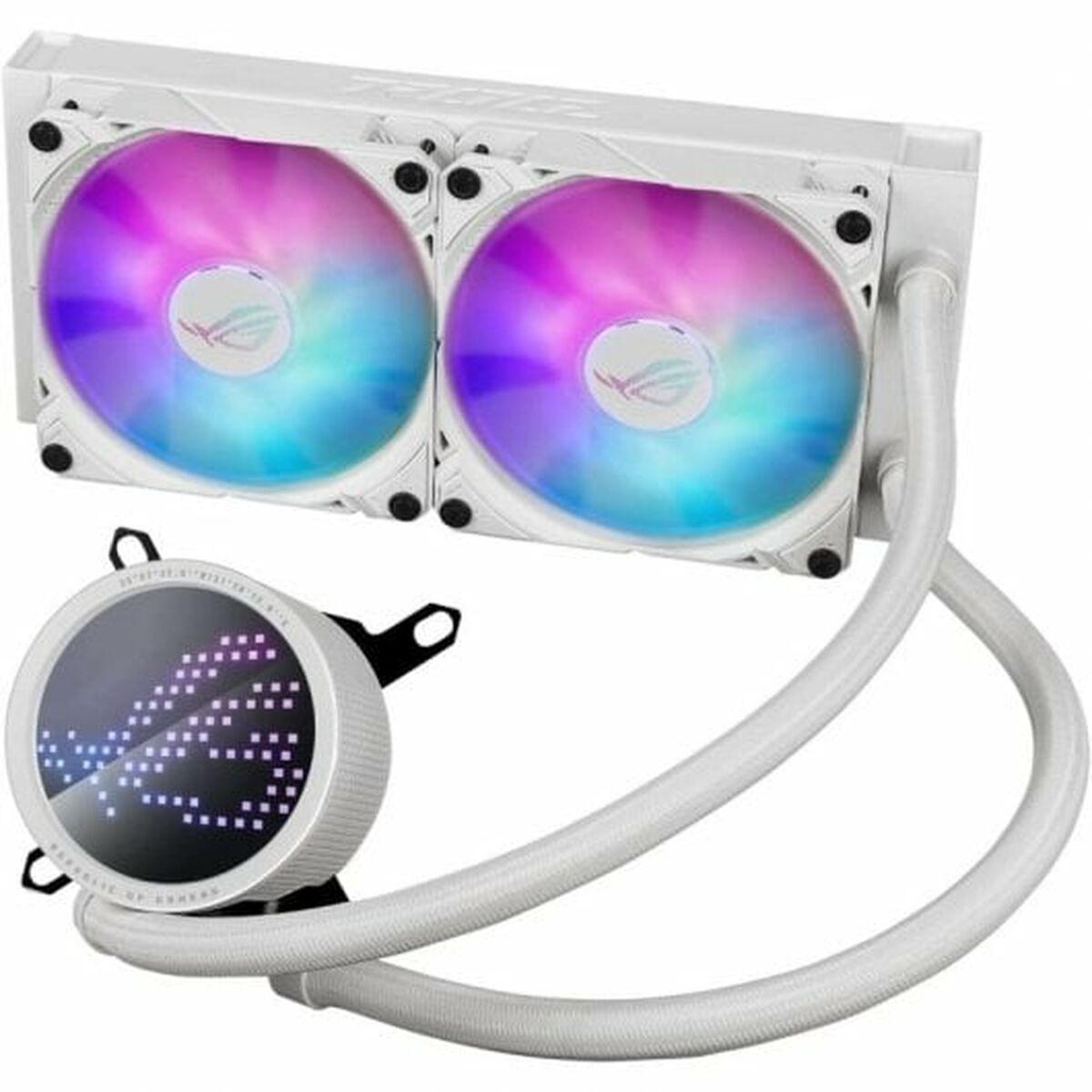 Bärbart Kylskåp Asus ROG Ryuo III 240 ARGB White Edition - 2