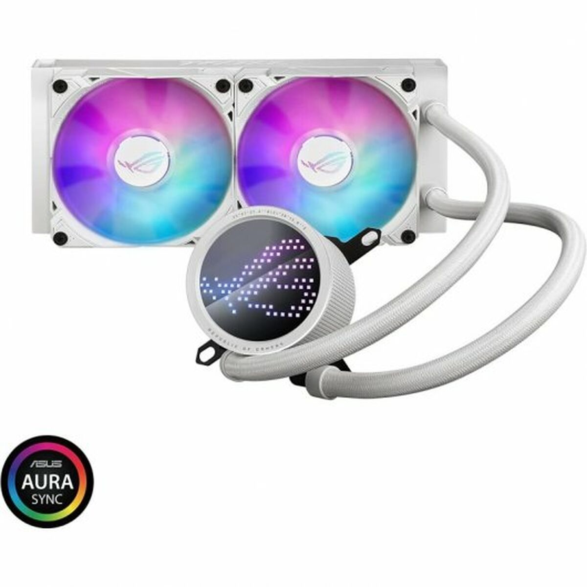 Bärbart Kylskåp Asus ROG Ryuo III 240 ARGB White Edition - 3