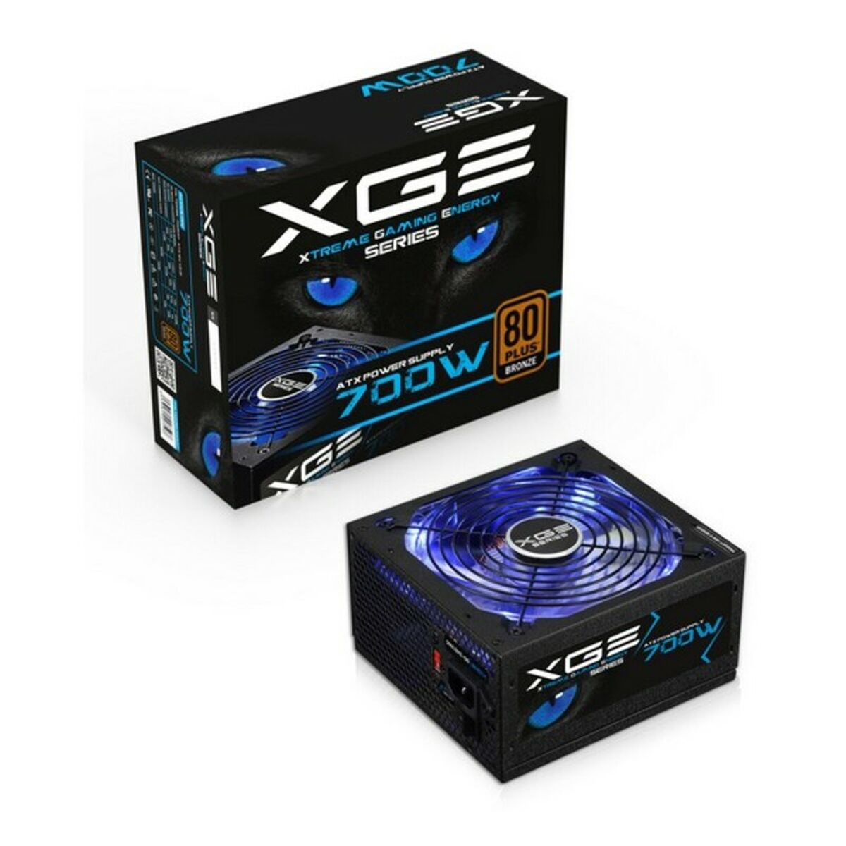 Strömtillförsel TooQ TQXGEII-700SAP LED 700W ATX 700 W 80 Plus Bronze RoHS - 8