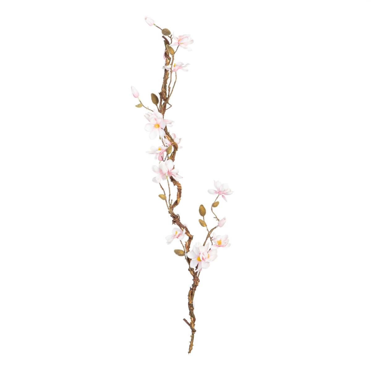 Dekorativ blomma Grön Rosa 30 x 10 x 91 cm