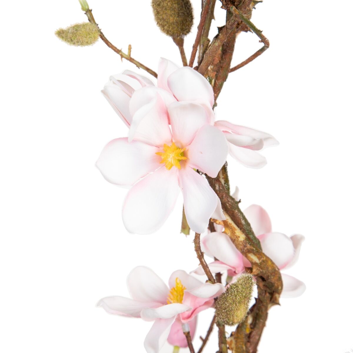 Dekorativ blomma Grön Rosa 30 x 10 x 91 cm - 5