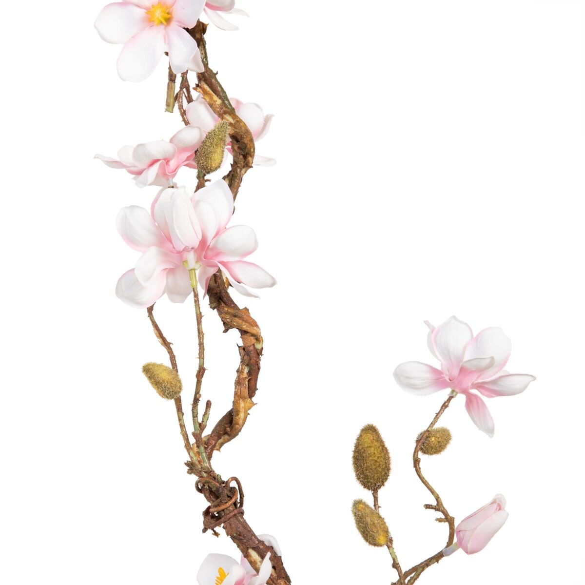 Dekorativ blomma Grön Rosa 30 x 10 x 91 cm - 2