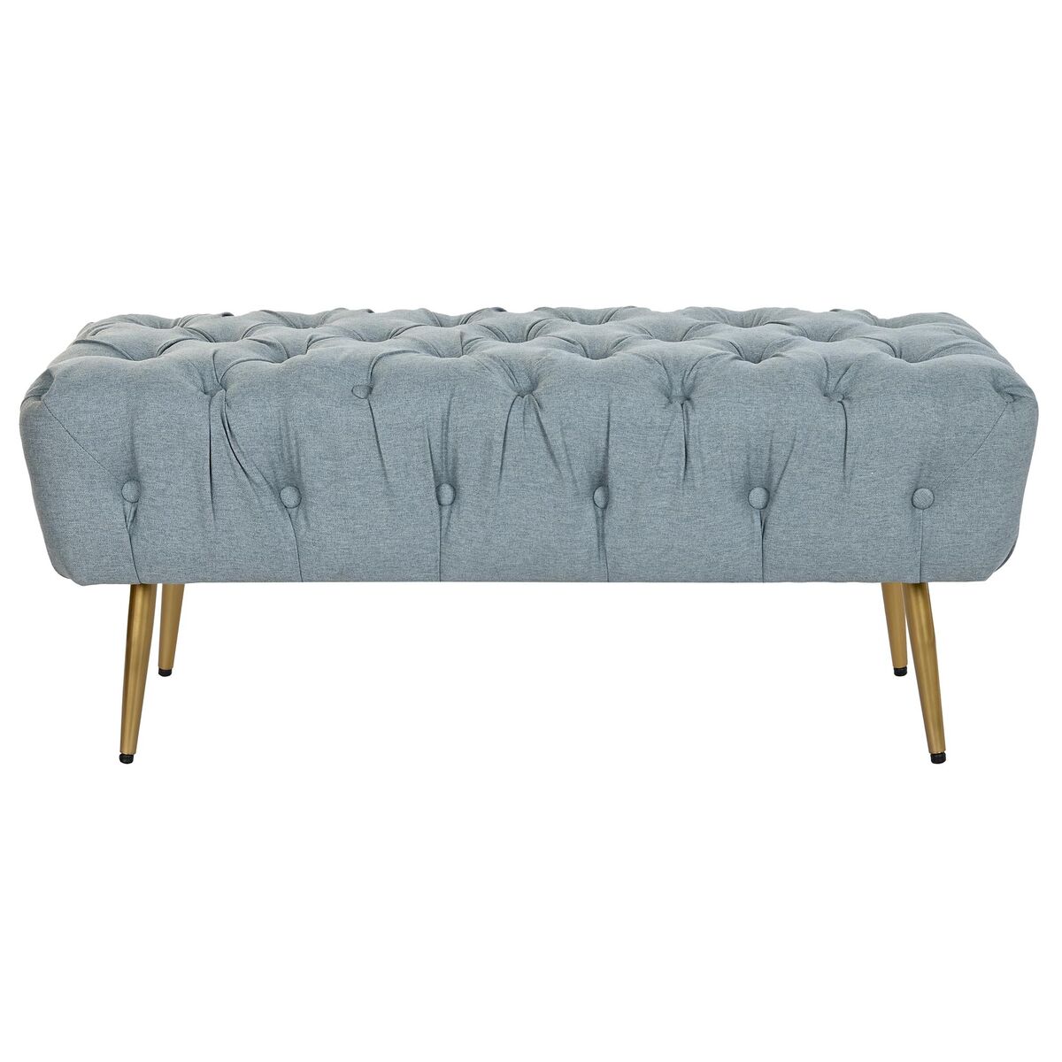 Sittpall DKD Home Decor   103 x 46 x 42 cm Blå Gyllene Metall