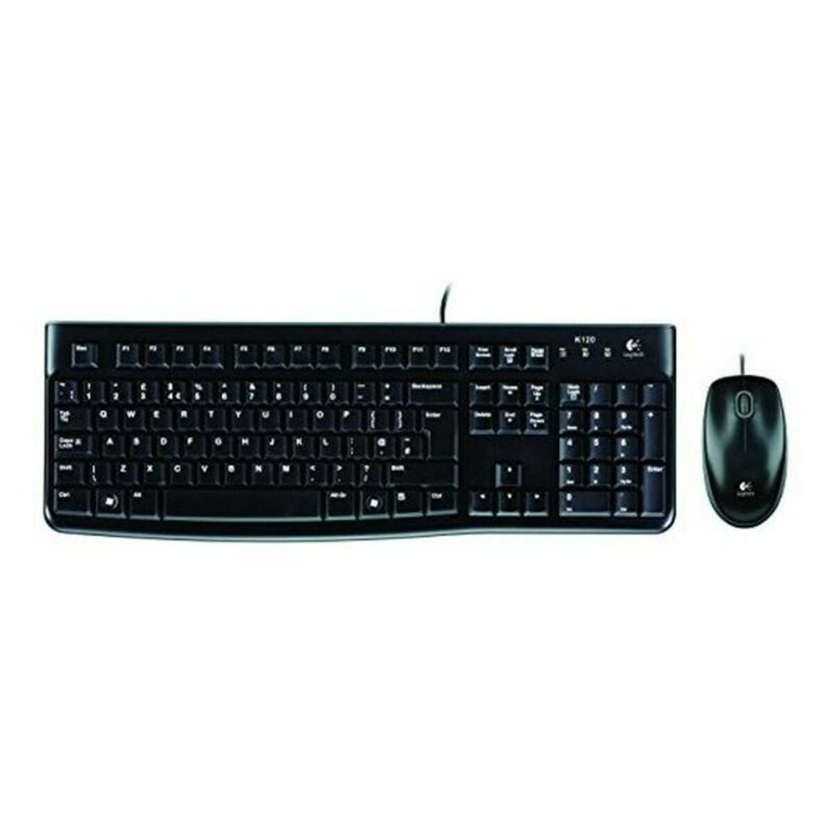 Tangentbord och Mus Logitech 920-002550 Svart Qwerty Spanska - 2