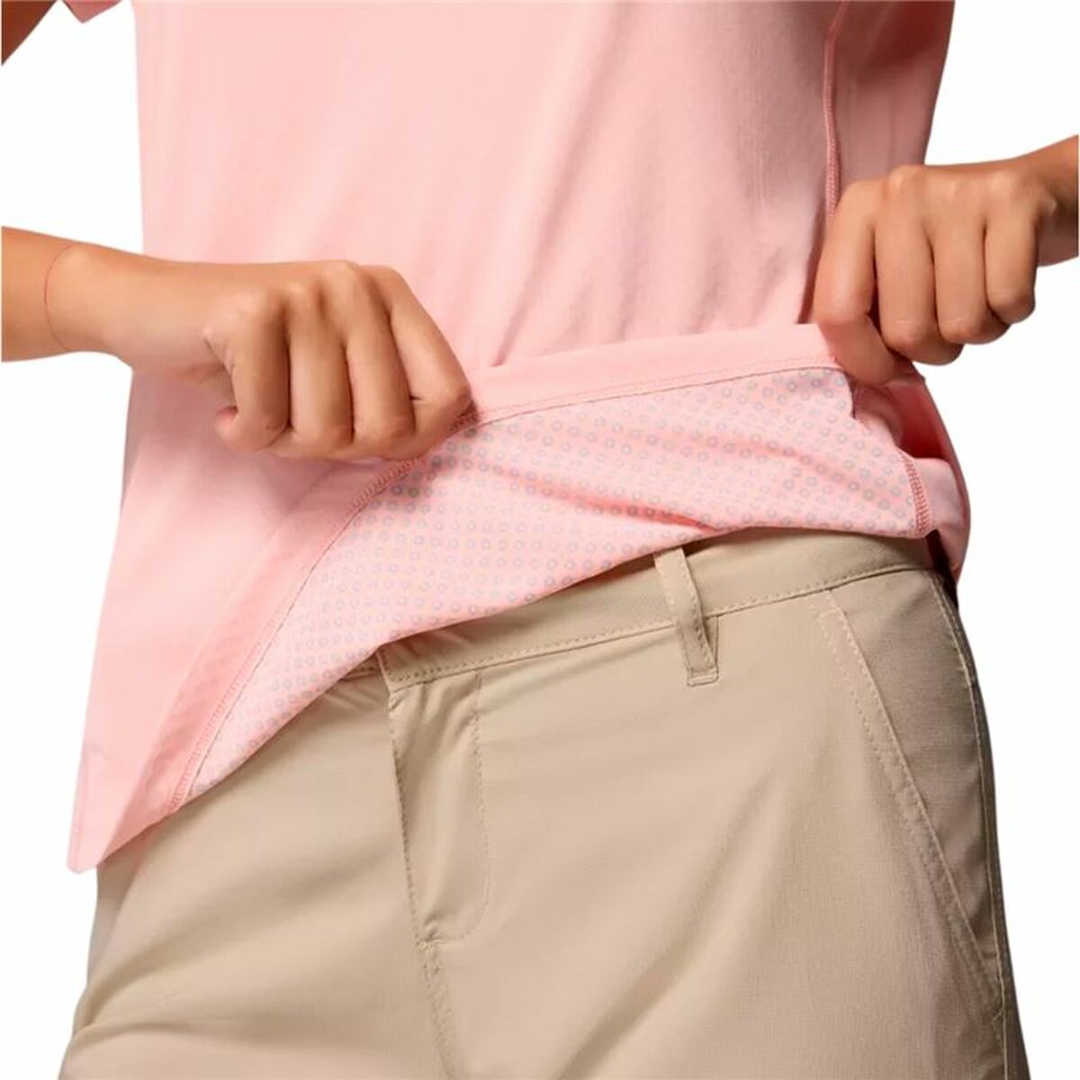Sporttröja med ärmar Columbia Zero Rules™ Light Ss Rosa - 3