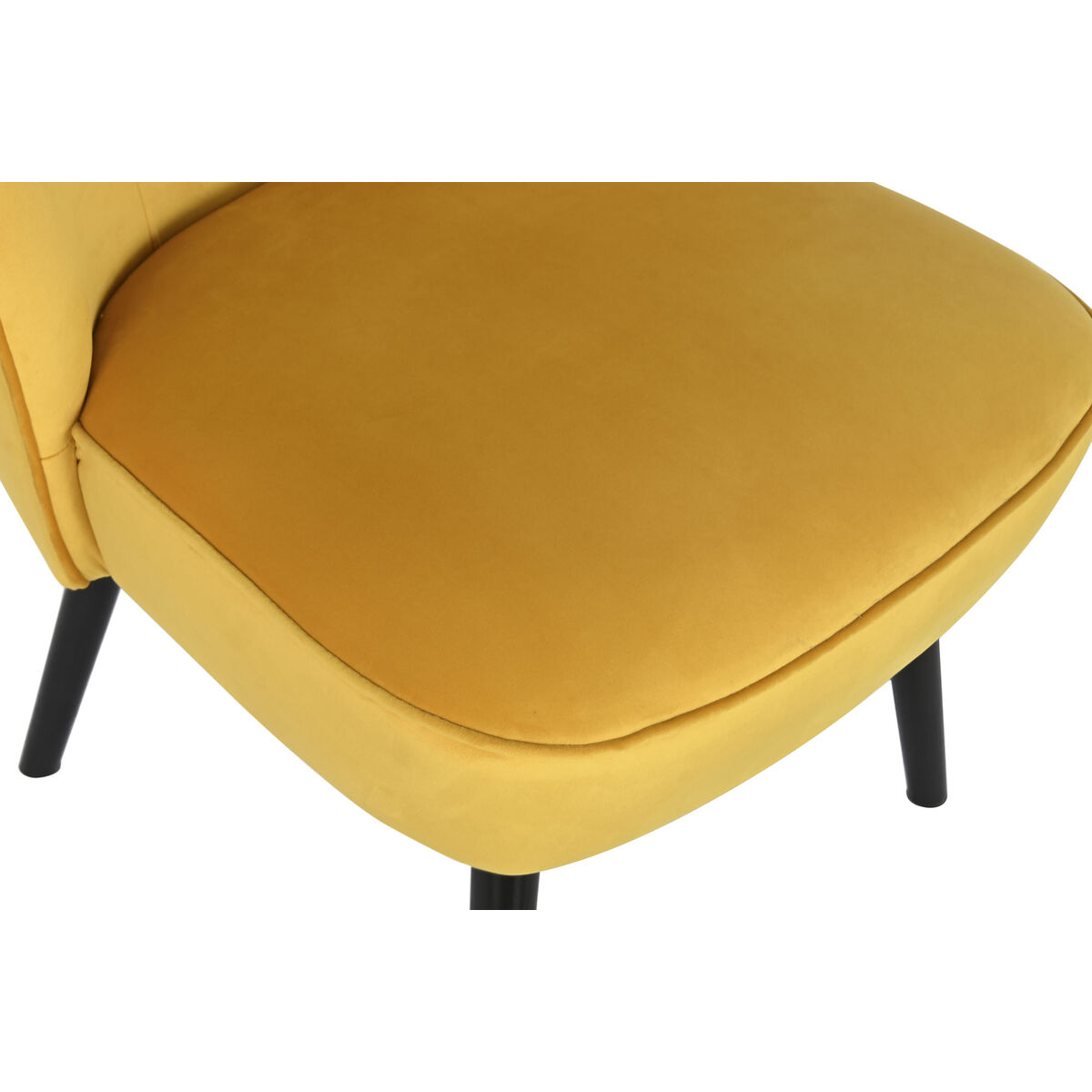 Fåtölj DKD Home Decor Gul Trä 56 x 70 x 71 cm - 8