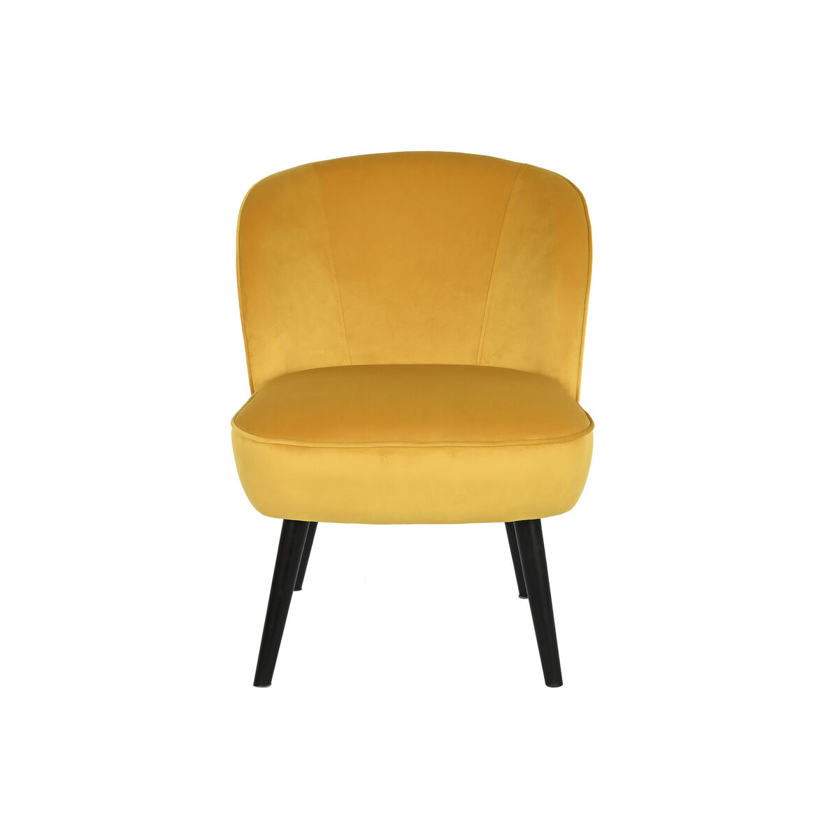 Fåtölj DKD Home Decor Gul Trä 56 x 70 x 71 cm - 11