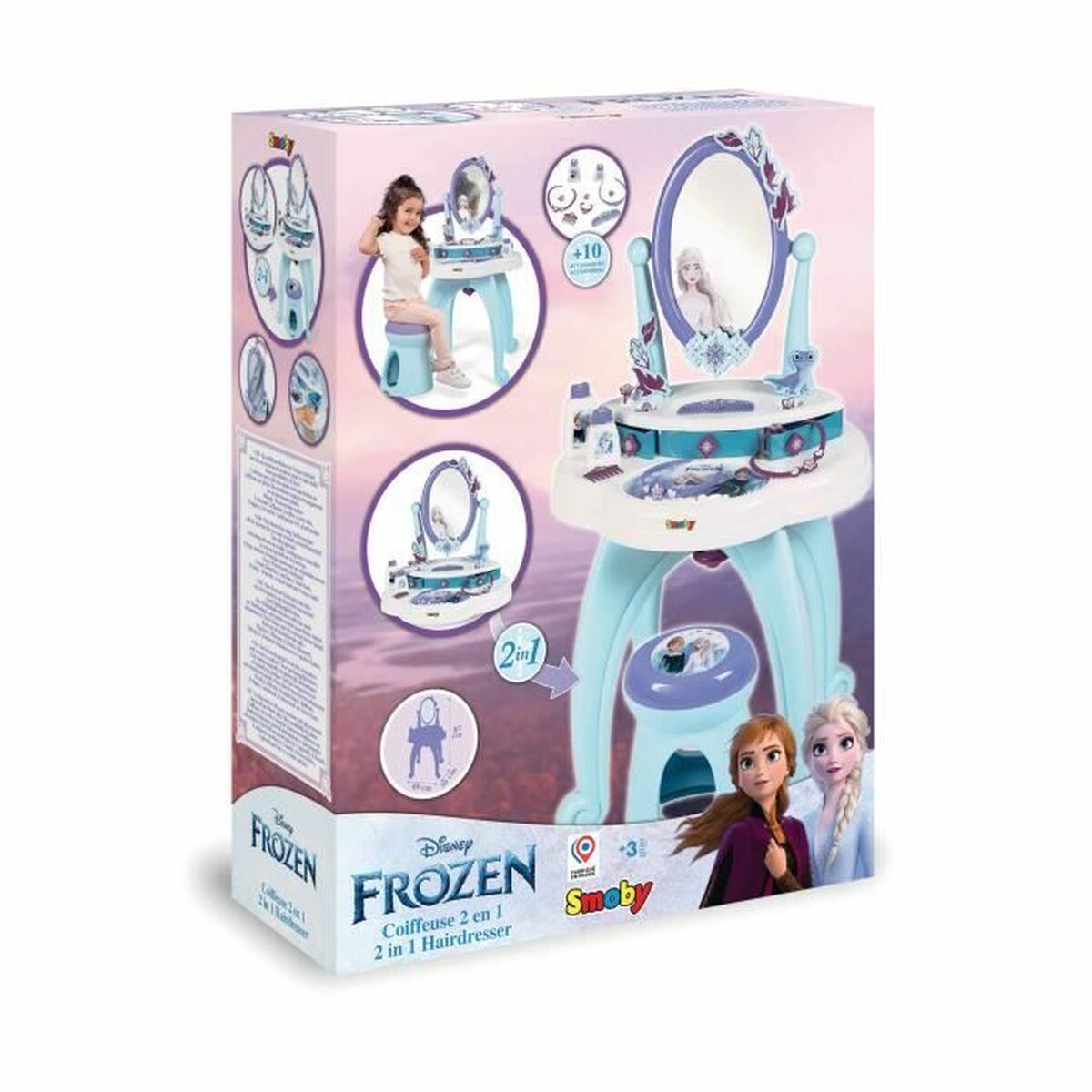 Sminkbord med pall Smoby 320244 - 2