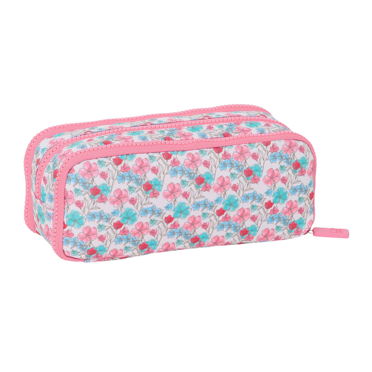 Tredubbel Carry-all Moos Flores Multicolour 21 x 8 x 8 cm - 5