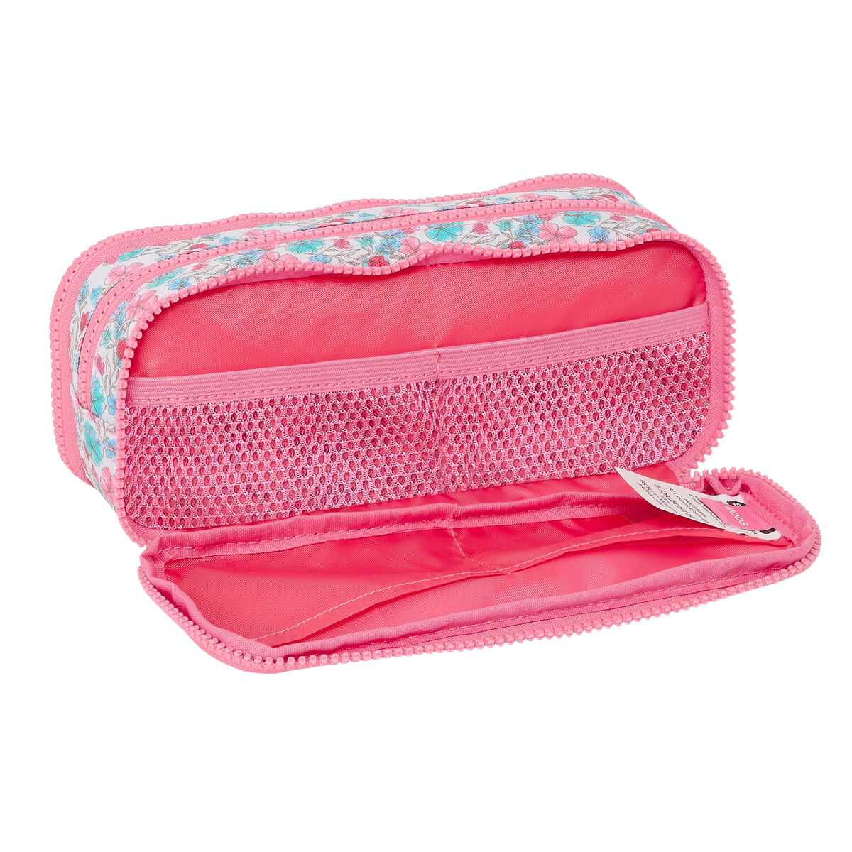 Tredubbel Carry-all Moos Flores Multicolour 21 x 8 x 8 cm - 4