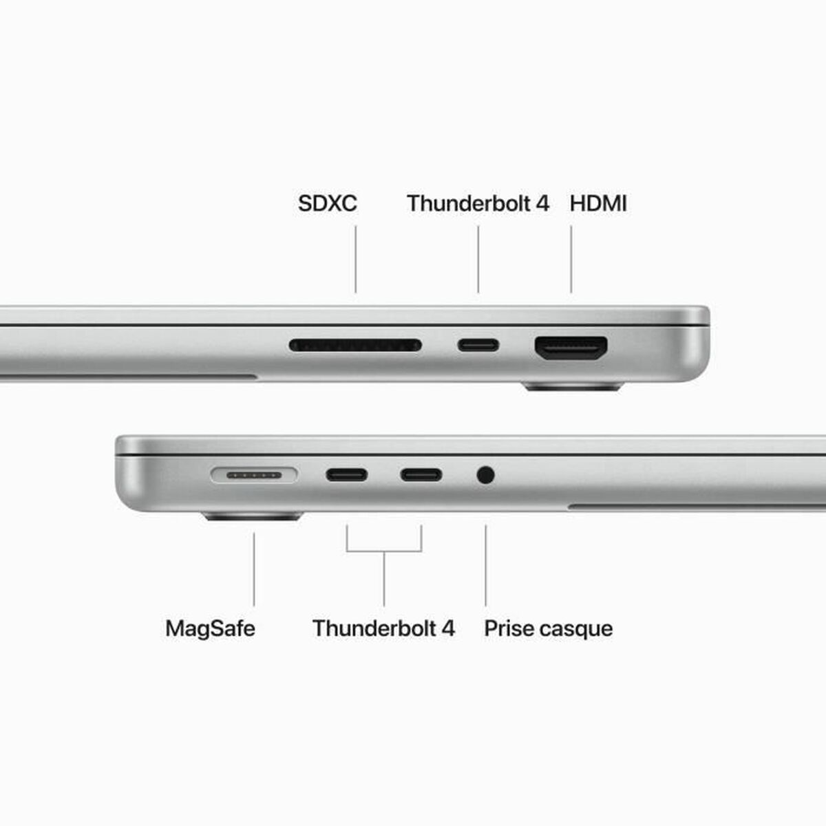Bärbar dator Apple MacBook Pro 14" 16 GB RAM 1 TB SSD Azerty Franska - 5