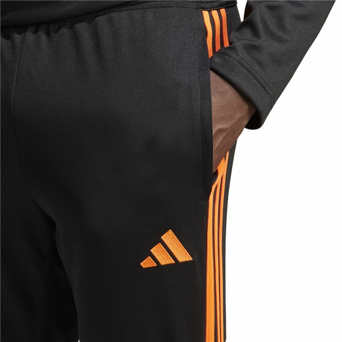 Fotbollsträningsbyxor, Vuxen Adidas Tiro 23 Svart Män - 6