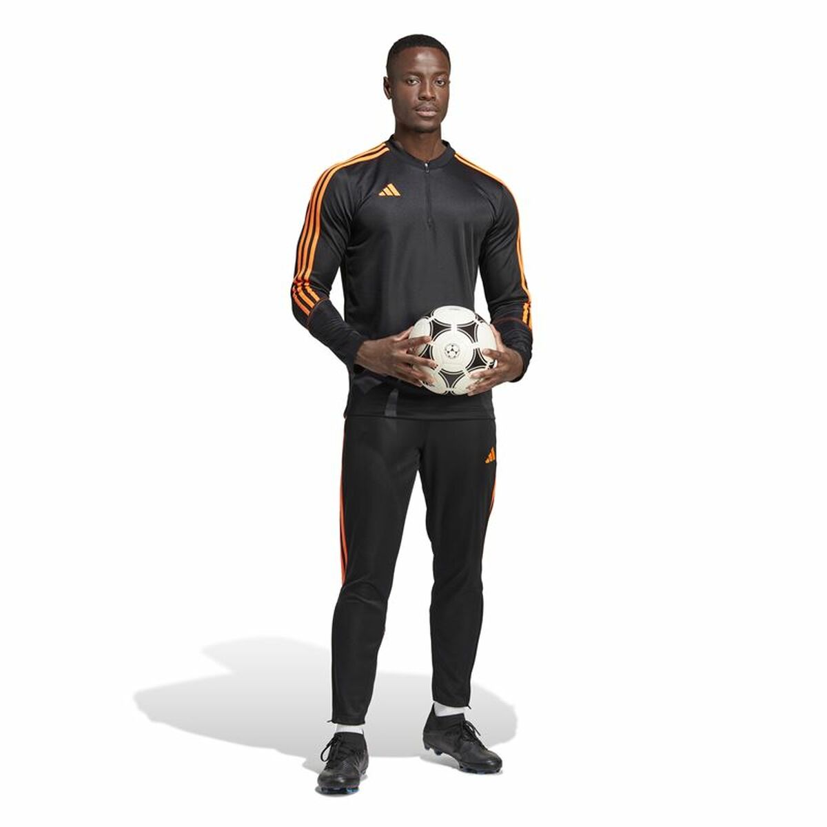 Fotbollsträningsbyxor, Vuxen Adidas Tiro 23 Svart Män - 5