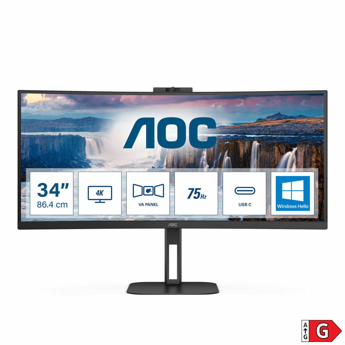 Monitor AOC CU34V5CW/BK 34" 100 Hz 60 Hz - 2