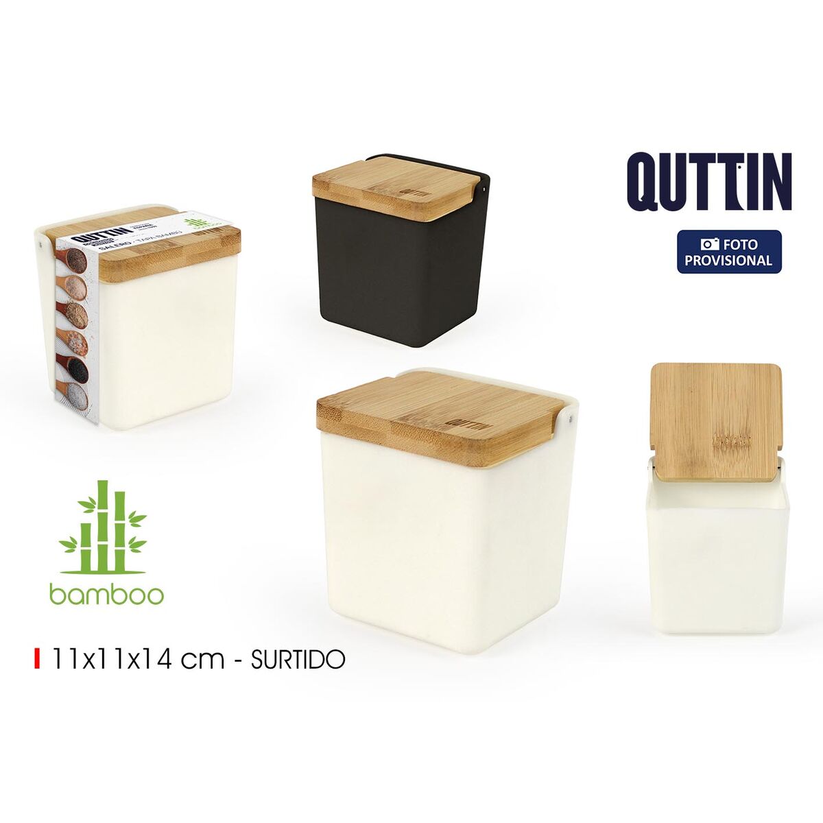 Saltkar med lock Quttin - 3