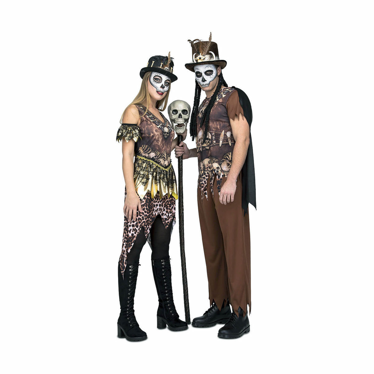 Maskeraddräkt vuxna My Other Me Voodoo Master M/L (2 Delar) - 10