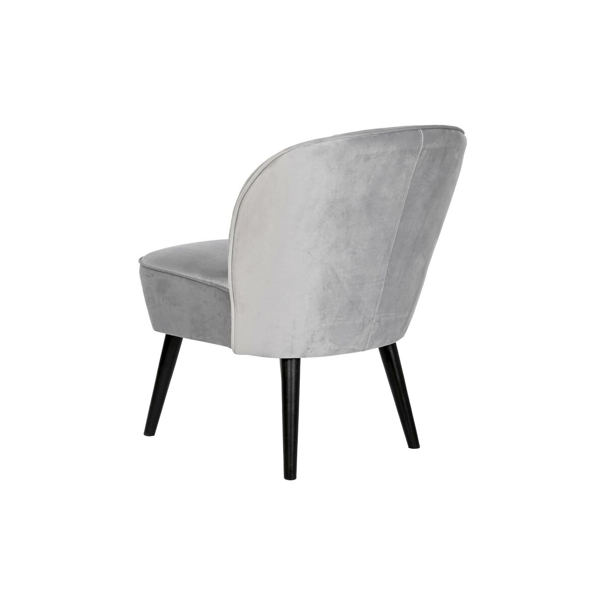 Fåtölj DKD Home Decor Svart Grå Trä 59 x 66 x 76 cm - 3