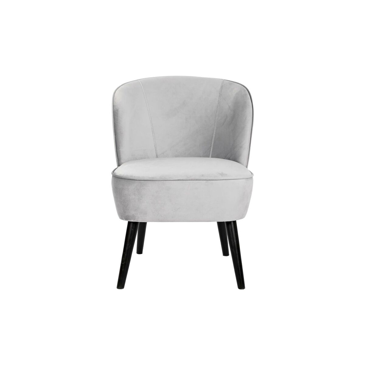 Fåtölj DKD Home Decor Svart Grå Trä 59 x 66 x 76 cm - 4