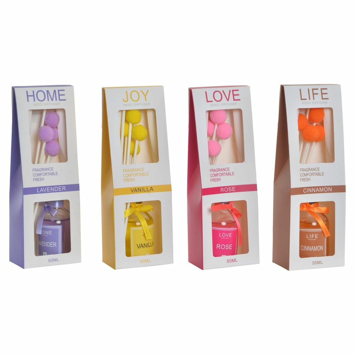 Parfympinnar DKD Home Decor (4 pcs) (50 ml)