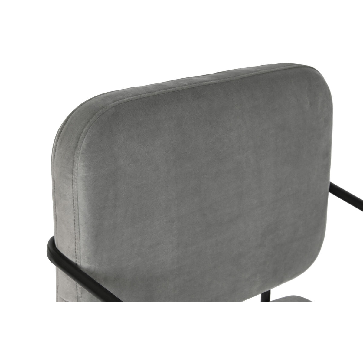 Fåtölj DKD Home Decor Grå Metall 62 x 76 x 76 cm 55 x 71 x 72 cm - 6