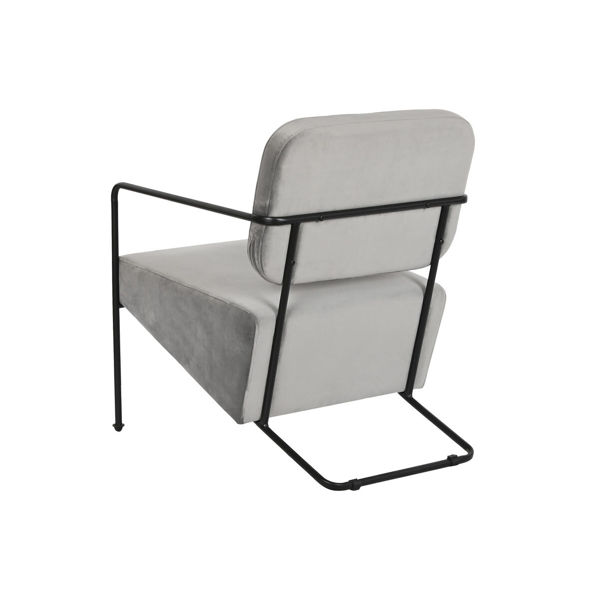 Fåtölj DKD Home Decor Grå Metall 62 x 76 x 76 cm 55 x 71 x 72 cm - 3