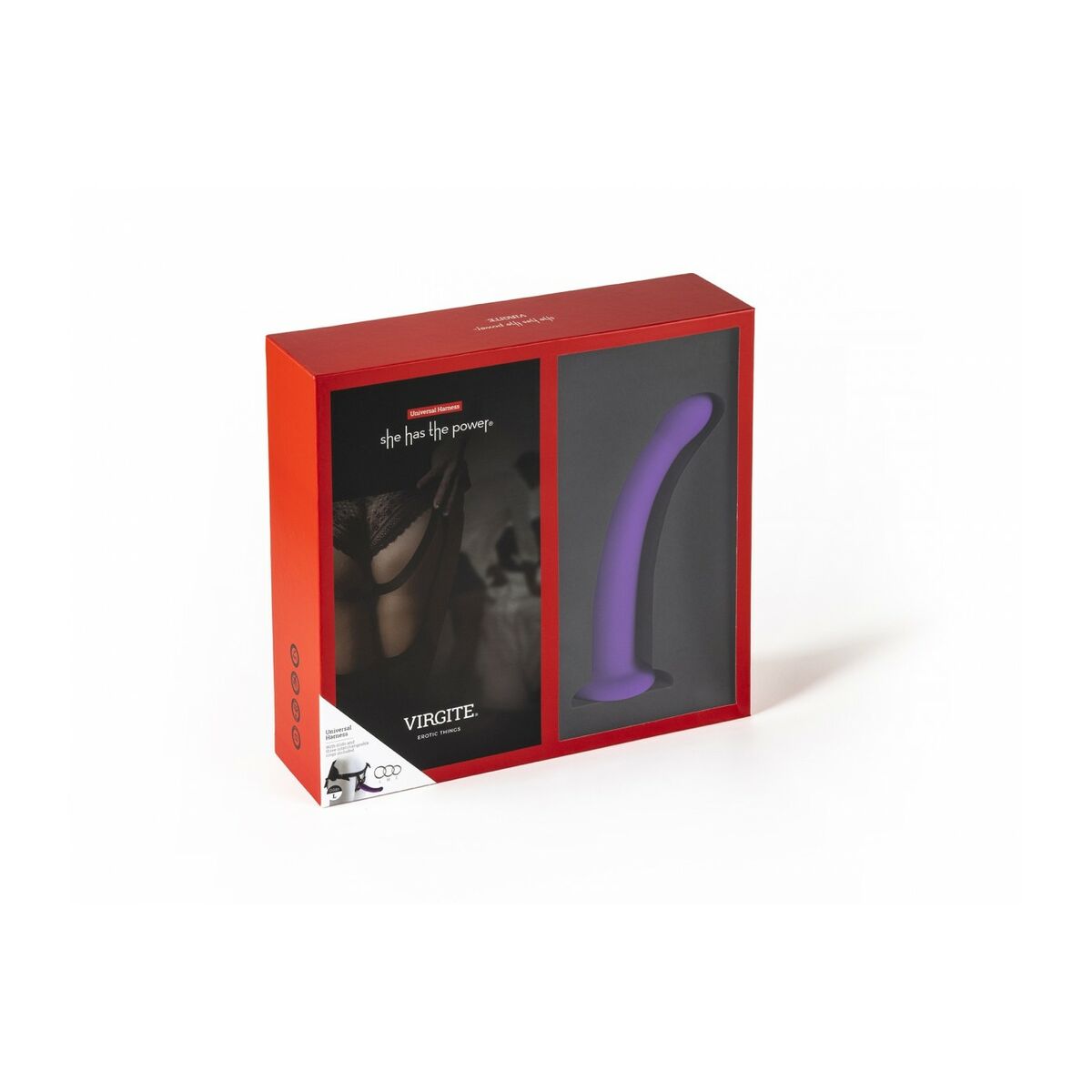 Strap-on dildo Virgite Purpur L - 8
