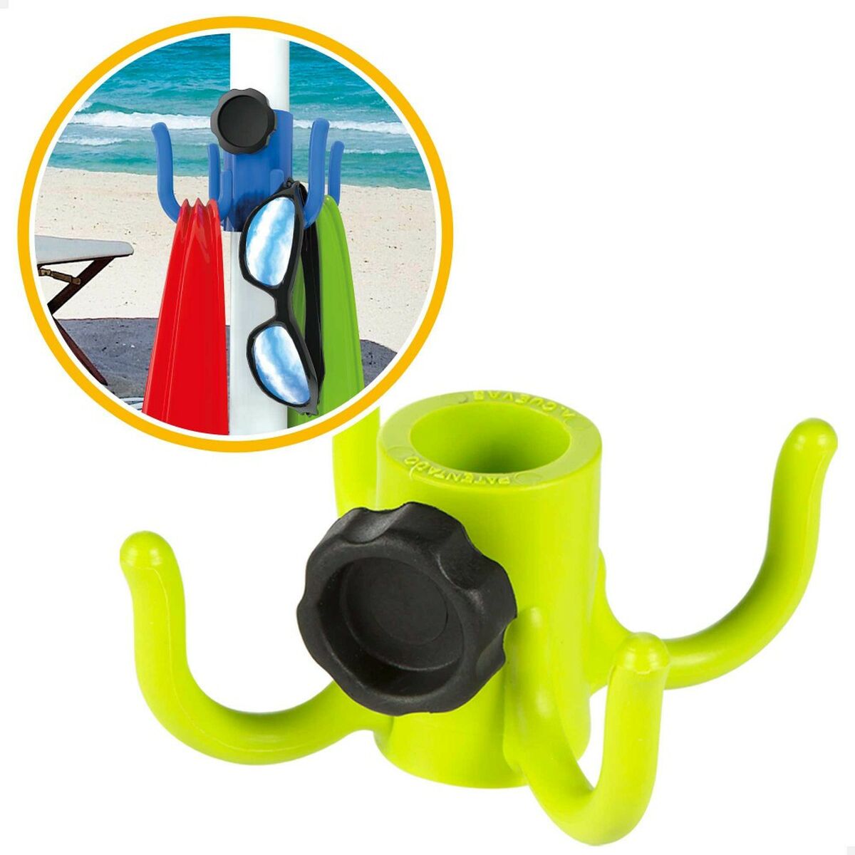 Hängare till parasol Colorbaby Plast 11 x 5 x 11 cm (30 antal) - 10