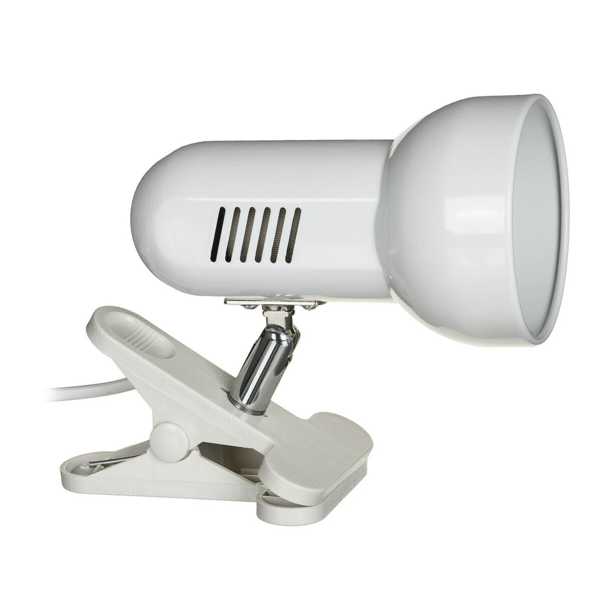 Bordslampa Activejet AJE-CLIP Vit Metall Plast 60 W