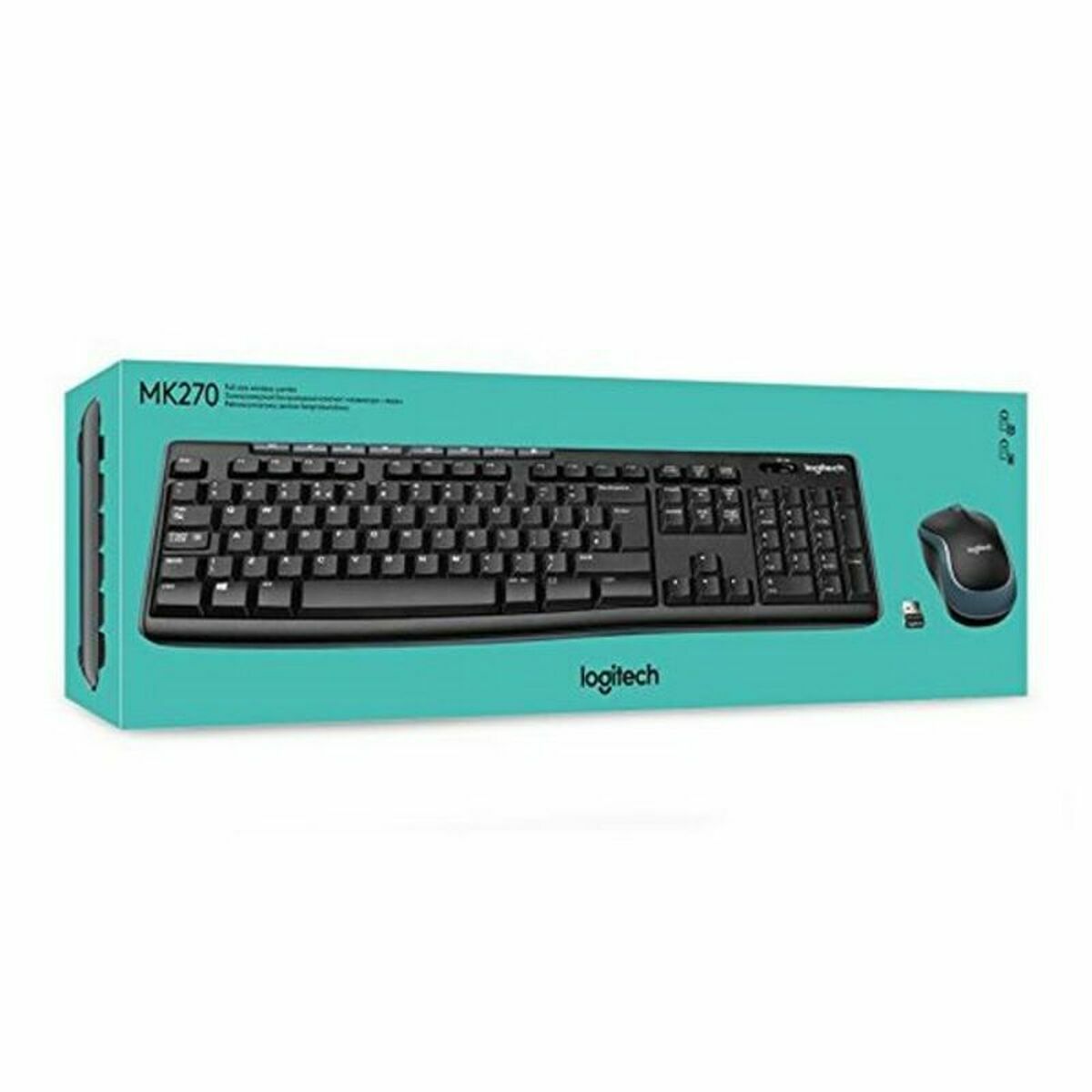 Trådlöst Tangentbord och Mus Logitech 920-004513 Svart Qwerty Spanska QWERTY - 8