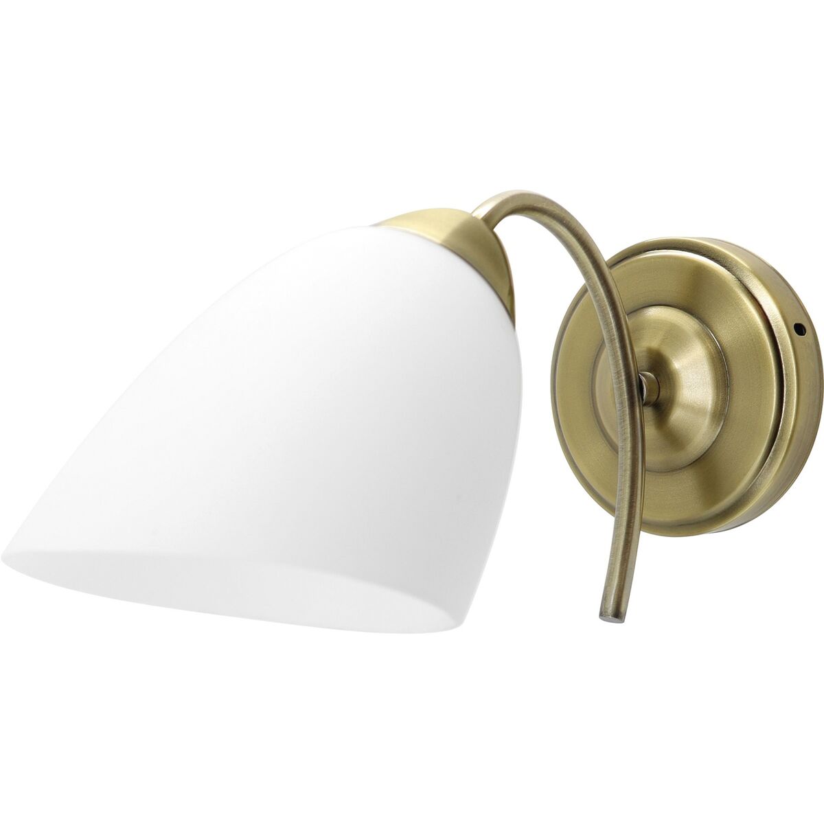 Vägglykta Activejet NIKITA 1P Patyna Vit Metall Glas 60 W 220-240 V 26 x 12 x 12,5 cm 30 x 12 x 15 cm (1 Delar) - 5