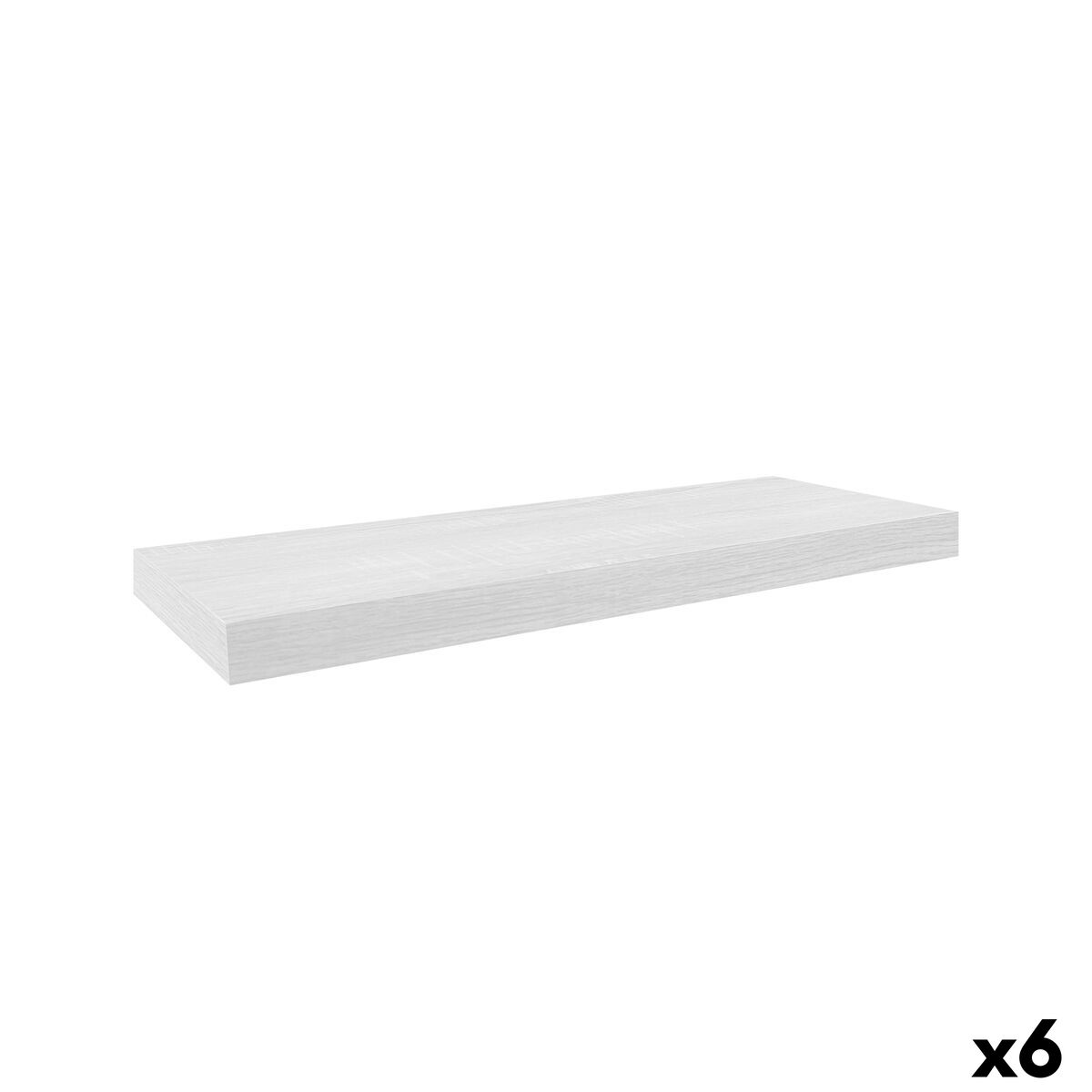 Hyllor MobleKit Vit Trä 60 x 23,5 x 3,8 cm (6 antal)