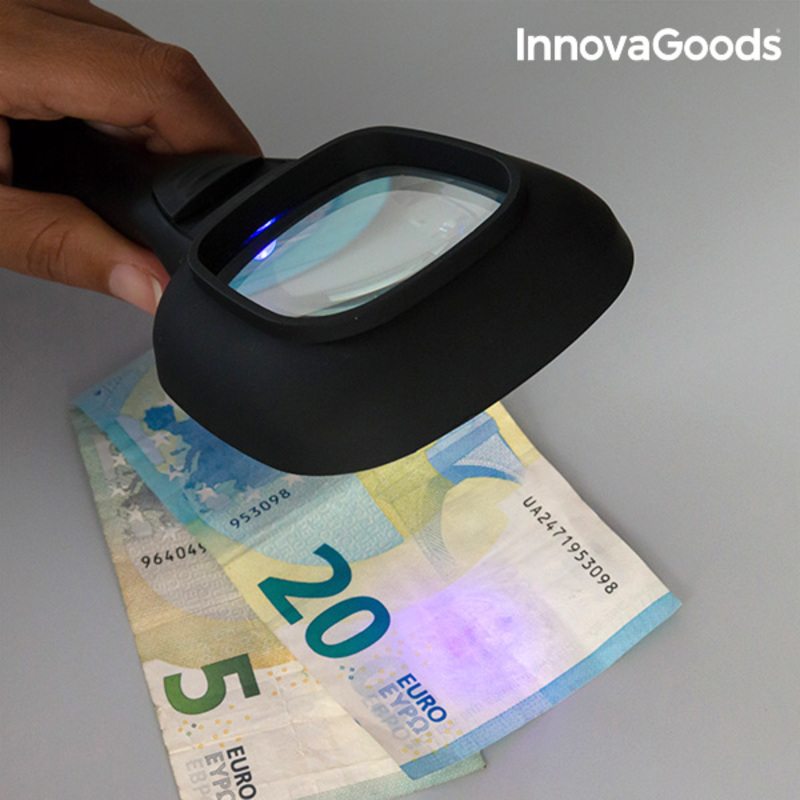 Förstoringsglas med LED-ultraviolet Belysning Magiolet InnovaGoods - 16