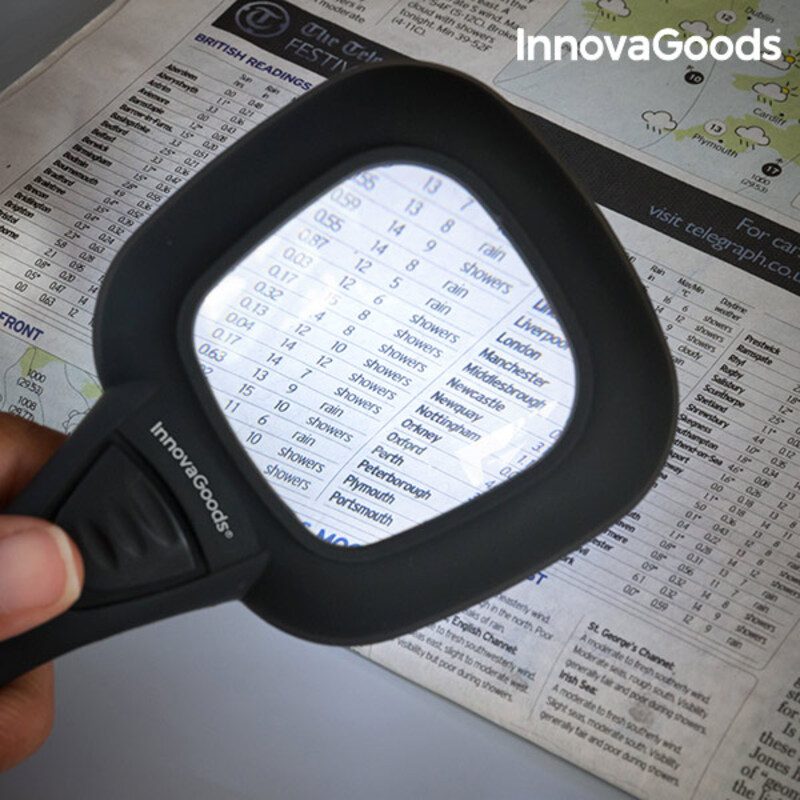 Förstoringsglas med LED-ultraviolet Belysning Magiolet InnovaGoods - 15