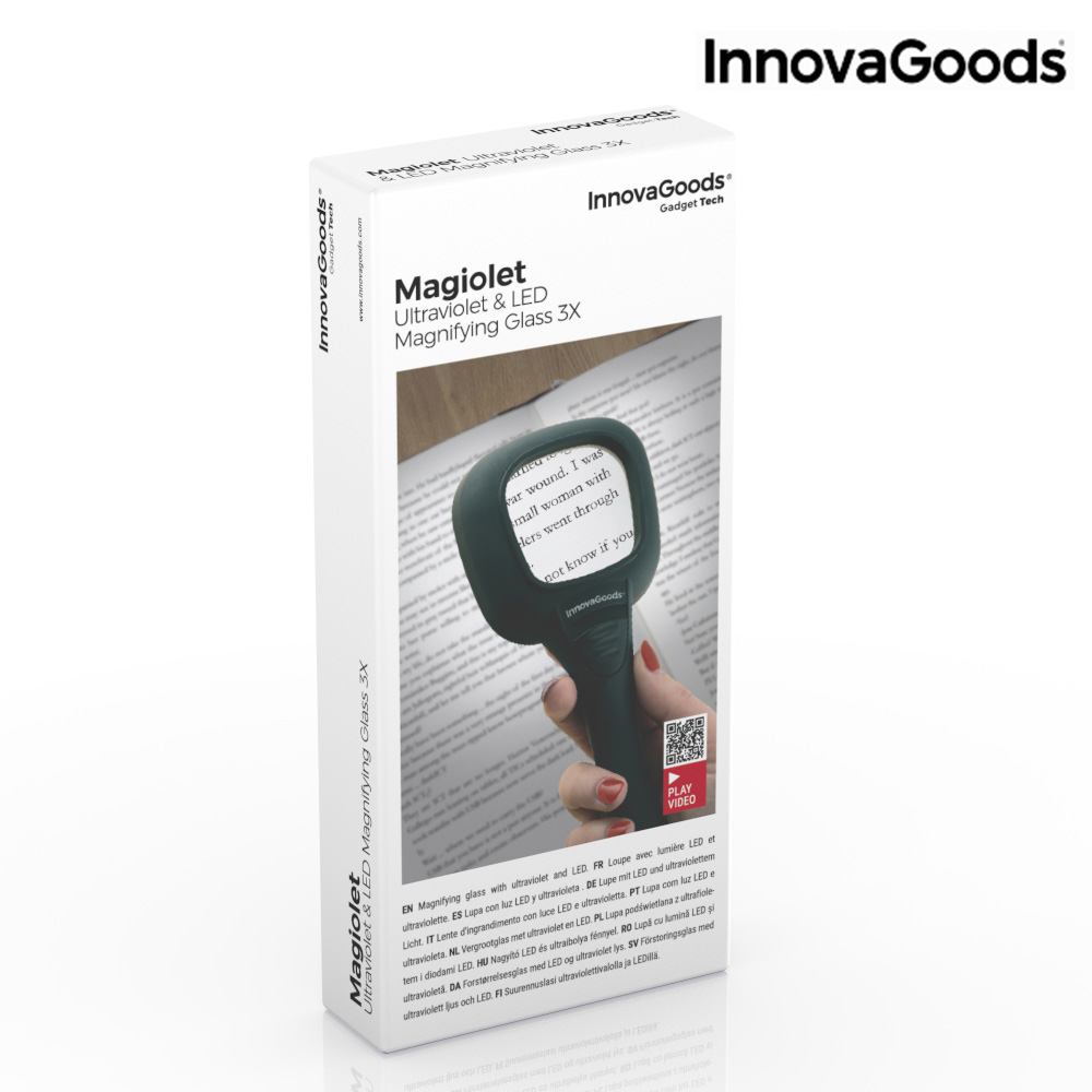 Förstoringsglas med LED-ultraviolet Belysning Magiolet InnovaGoods - 11